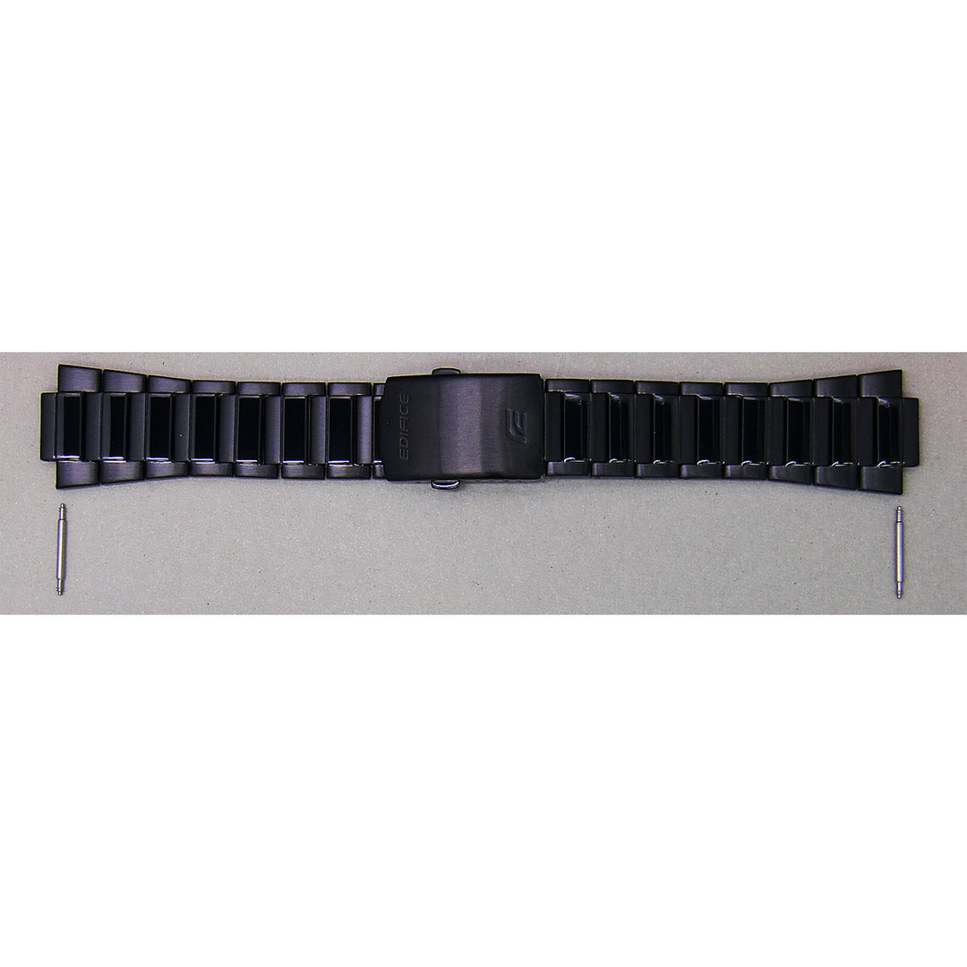 Genuine Casio replacement watch strap for EFR-569DC-1AV, black colour, part number 10599441