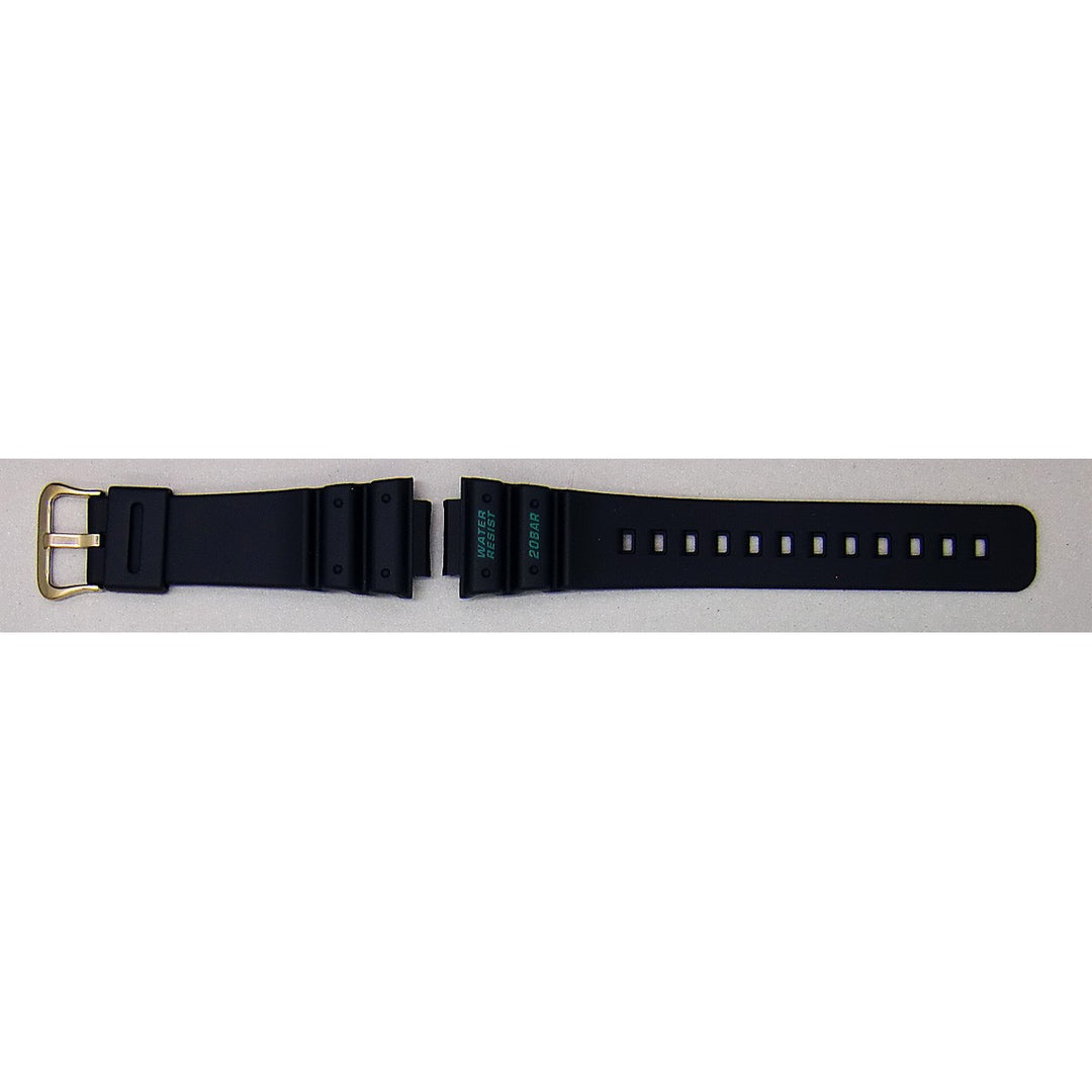 Genuine Casio replacement watch strap for DW-5900FA-1, black colour, part number 10599579