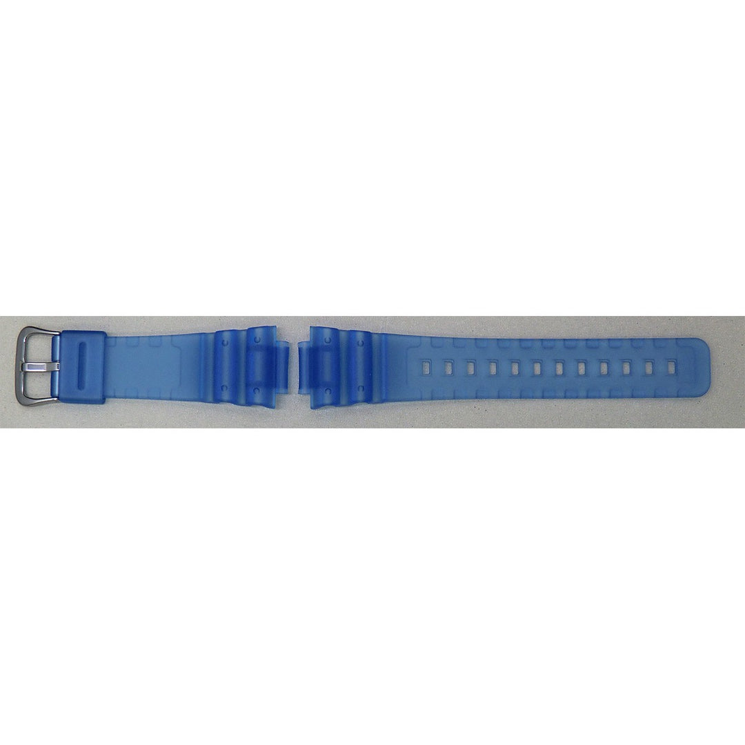 Genuine Casio replacement watch strap for DW-6900LS-2, clear colour, part number 10607549