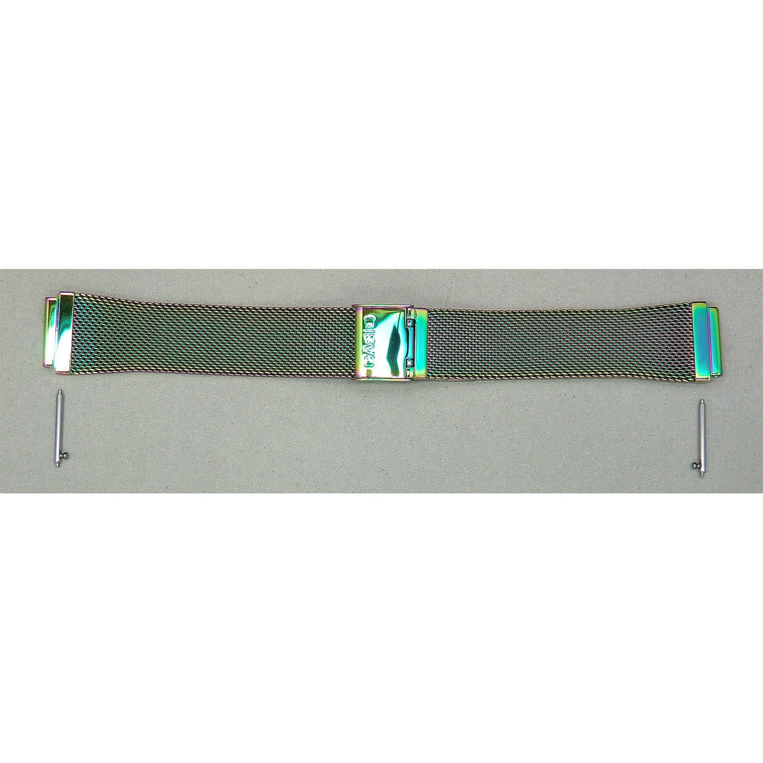 Genuine Casio replacement watch strap for A1000RBW-1, multi colour, part number 10614462