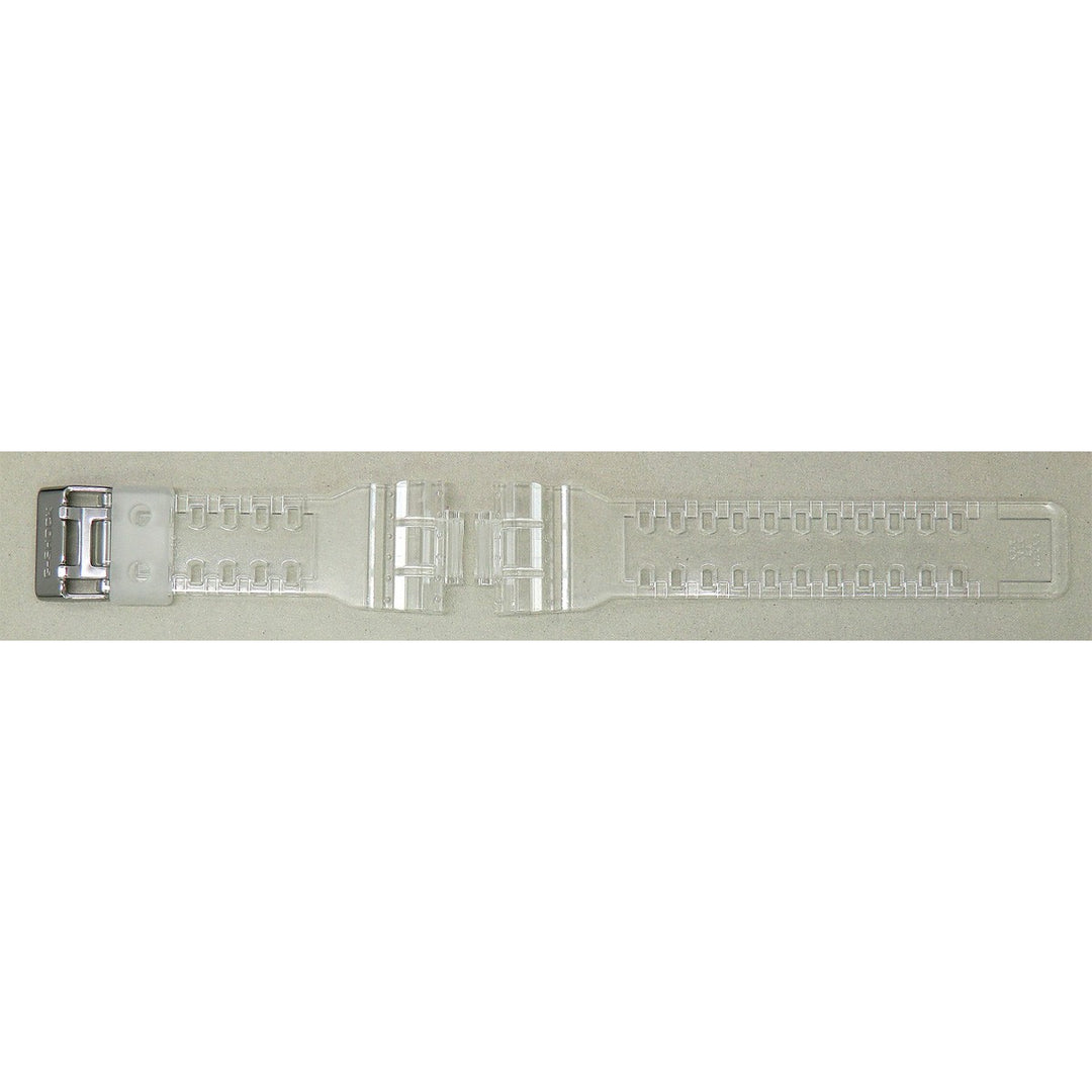 Genuine Casio replacement watch strap for GA-700SKE-7A, clear colour, part number 10621048
