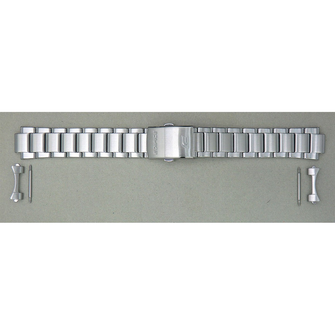Genuine Casio replacement watch strap for EFS-S590D-1AV, silver colour, part number 10622594