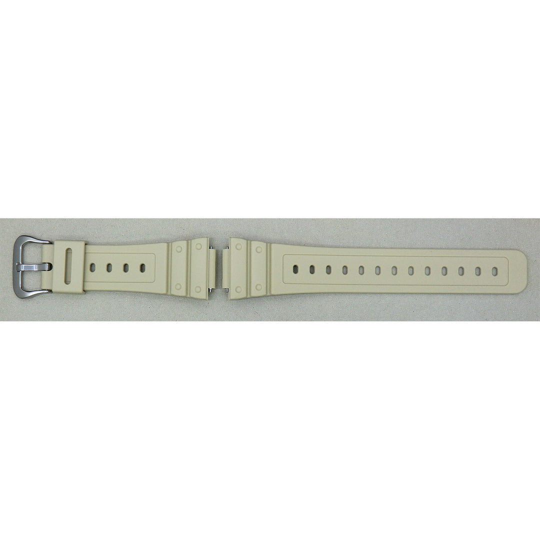 Genuine Casio replacement watch strap for GA-2100-5A, beige colour, part number 10623458
