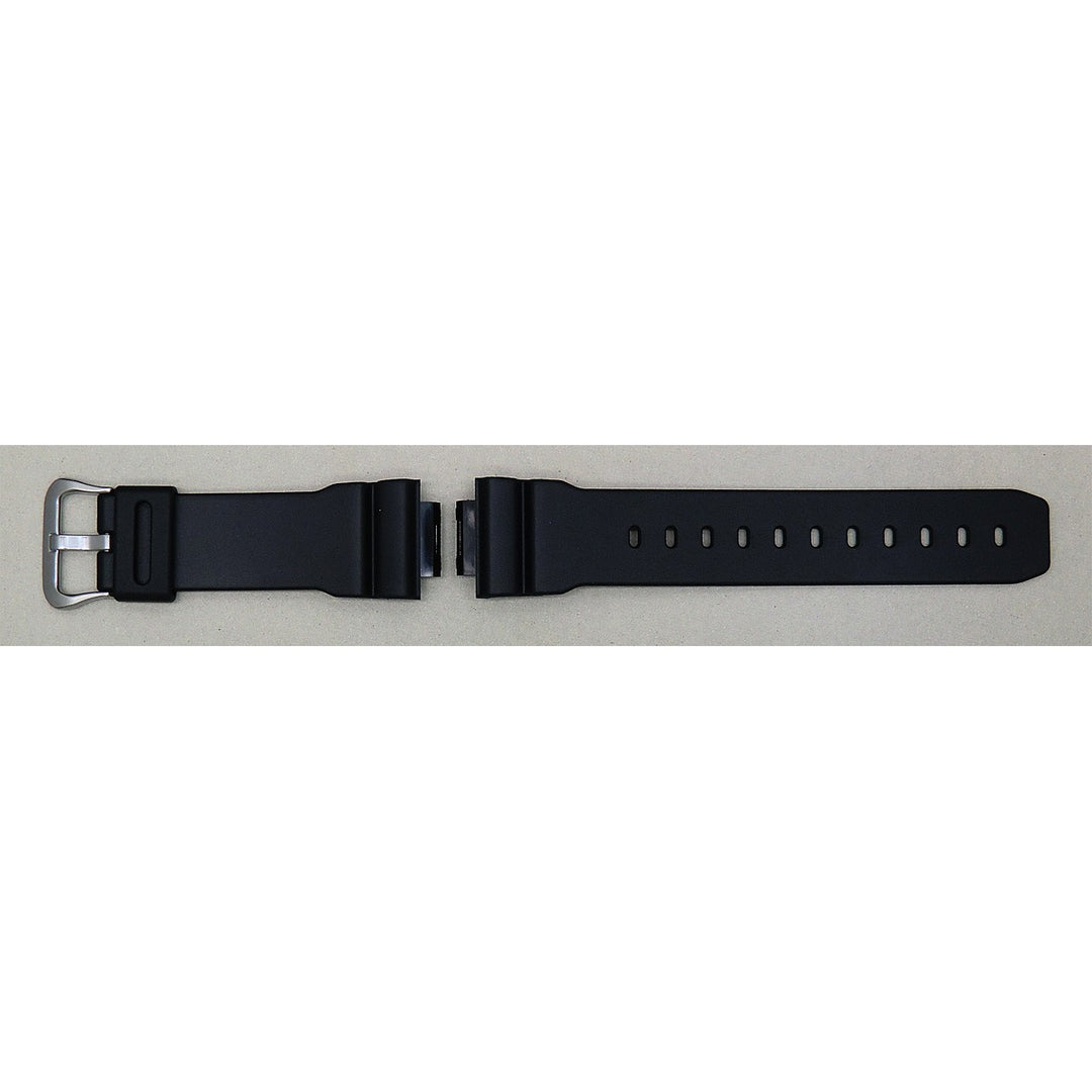 Genuine Casio replacement watch strap for DW-8040G-1V, DW-8030G-1V, DW-6900SN-1, black colour, part number 10627072