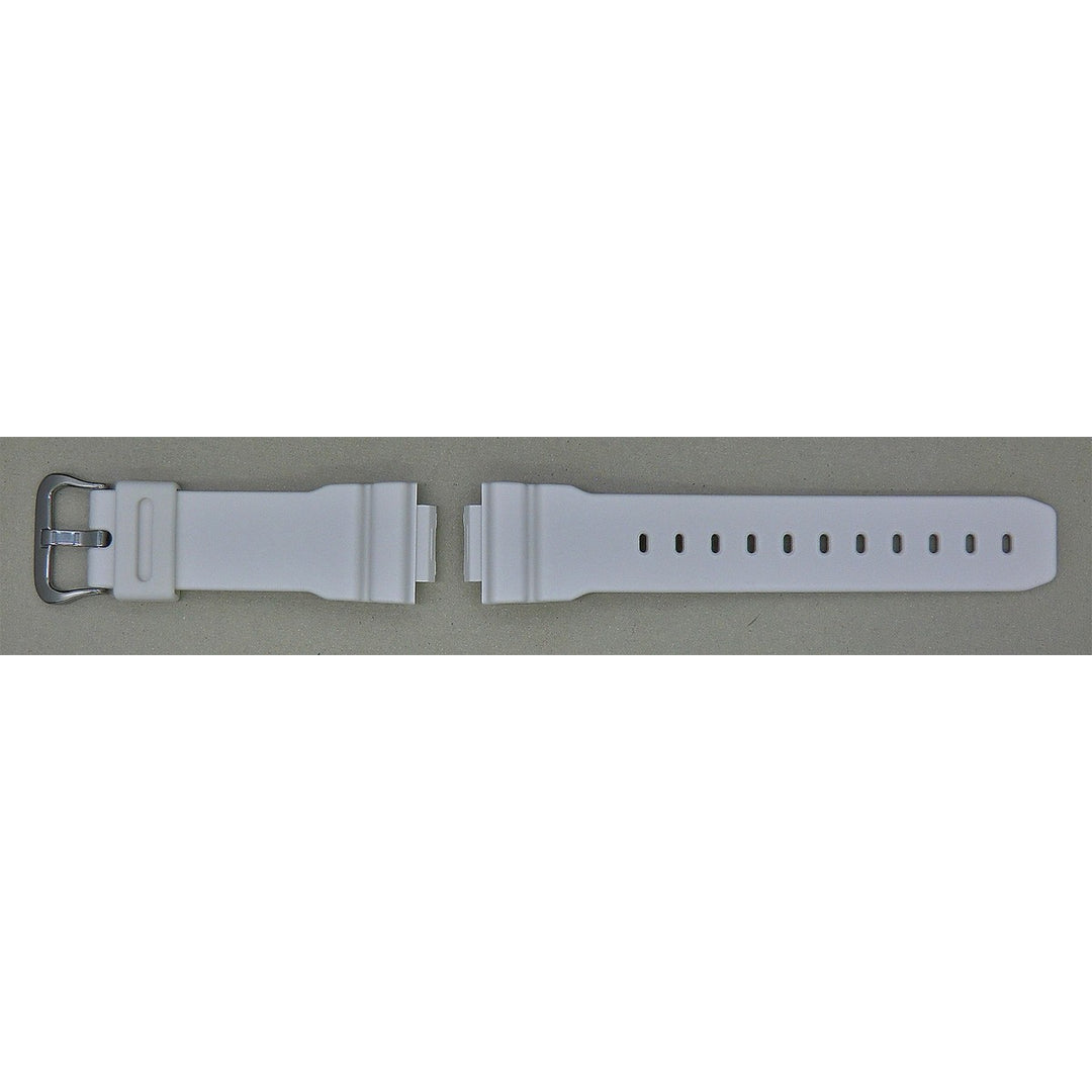 Genuine Casio replacement watch strap for GW-M5600A-7, GW-6900A-7, G-6900A-7, G-5600A-7, DW-6900WW-7, DW-6900SN-7 +1 more, white colour, part number 10627077