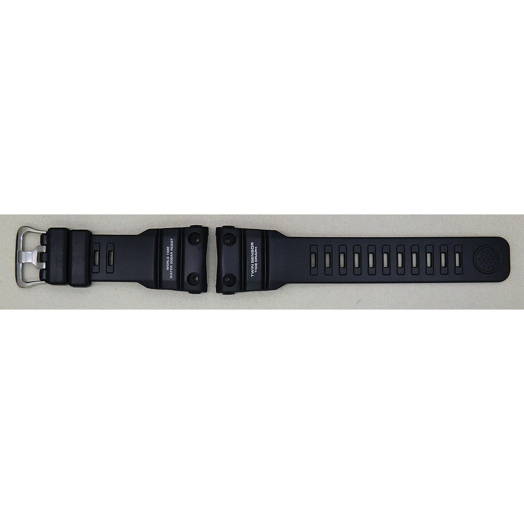 Genuine Casio replacement watch strap for GN-1000B-1A, GN-1000-1A, part number 10627083