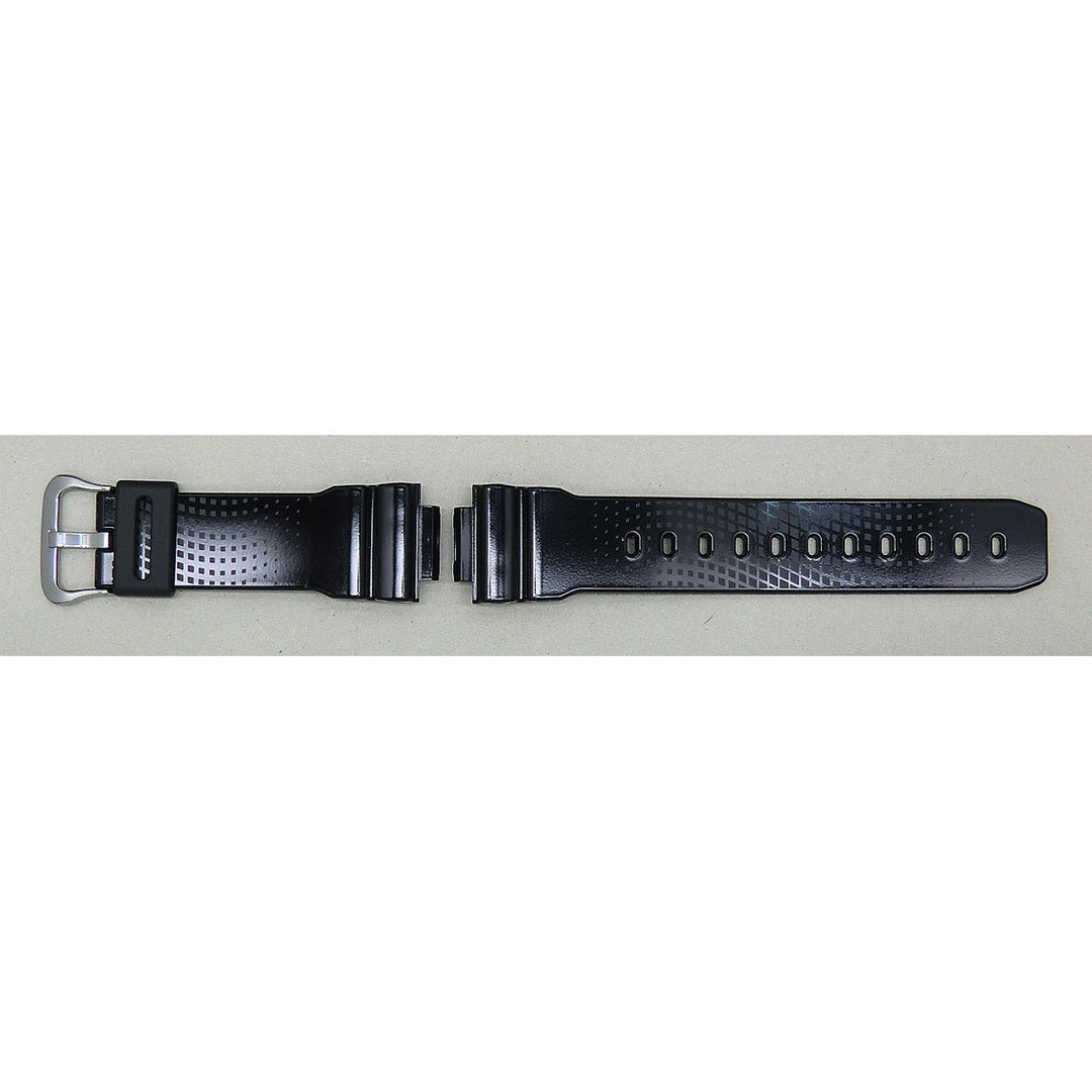 Genuine Casio replacement watch strap for DW-6900NB-1, black colour, part number 10627153