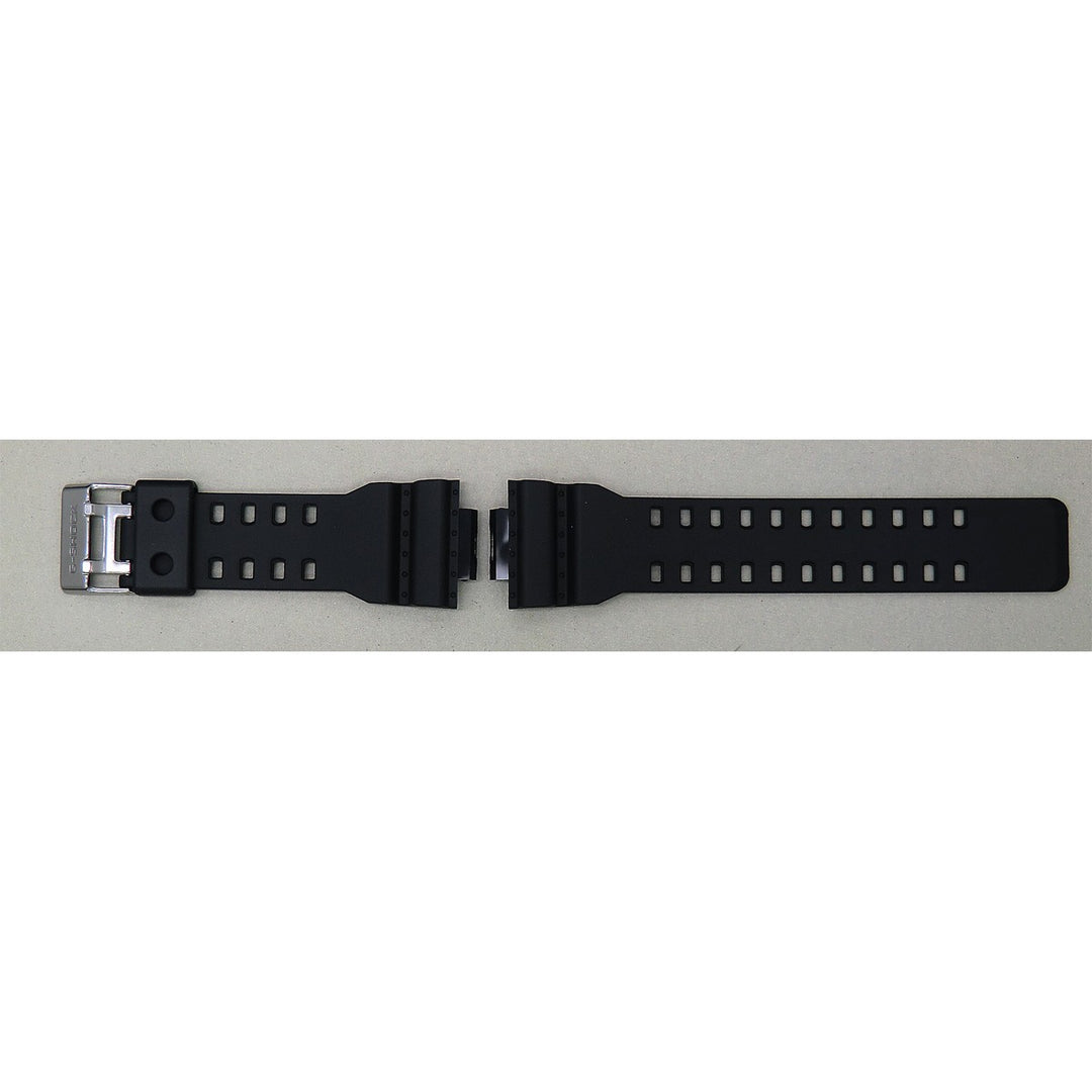 Genuine Casio replacement watch strap for GA-700VB-1A, GA-700MG-1A, GA-700BNR-1A, GA-100BNR-1A, black colour, part number 10627215