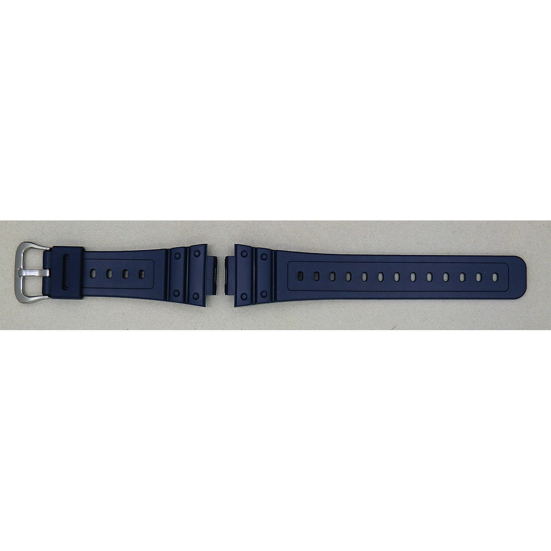 Genuine Casio replacement watch strap for DW-5600RB-2, blue colour, part number 10634396