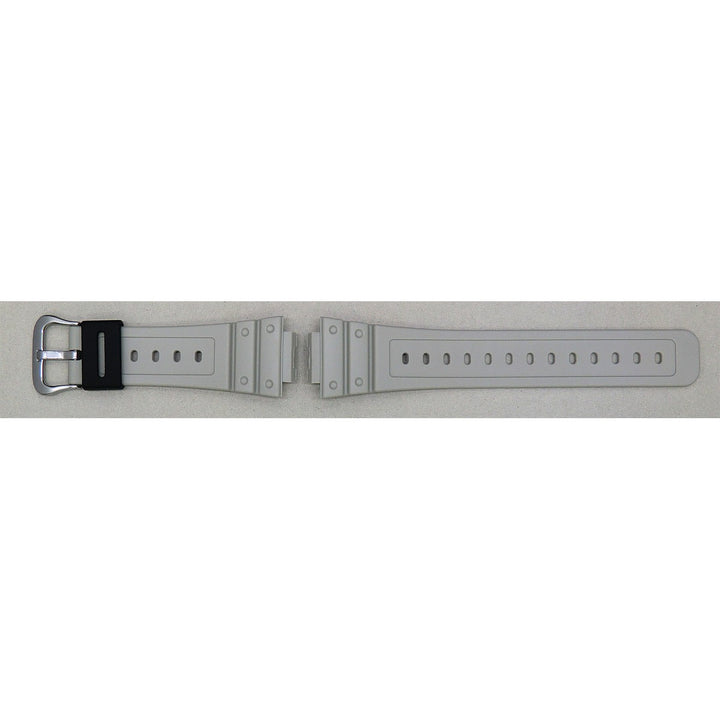 Genuine Casio replacement watch strap for DW-5600CA-8, grey colour, part number 10636210