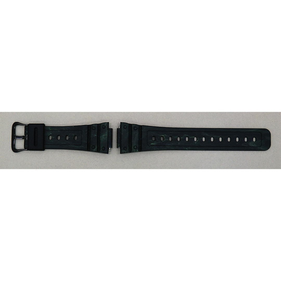 Genuine Casio replacement watch strap for GA-2100FR-3A, green colour, part number 10637433