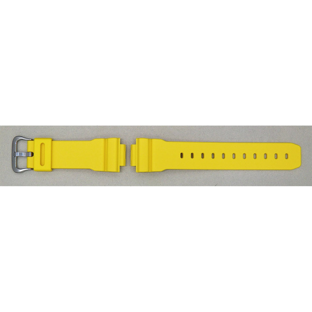 Genuine Casio replacement watch strap for GW-M5600A-9, GW-6900A-9, G-6900A-9, G-5600A-9, yellow colour, part number 10637441