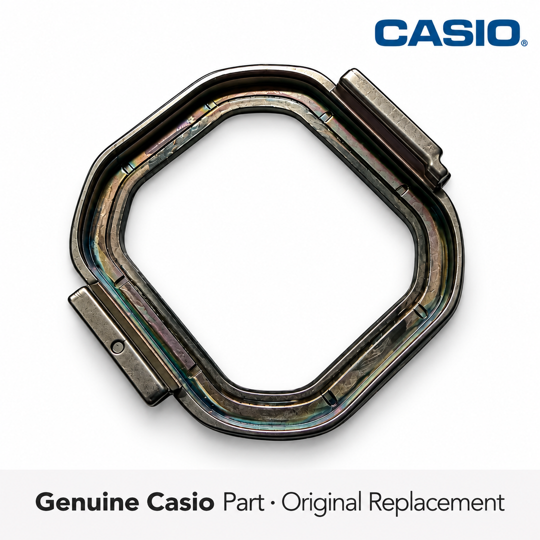 Genuine Casio stainless steel bezel with G-SHOCK Protection lettering, part number 10652142, for DW-H5600MB-1
