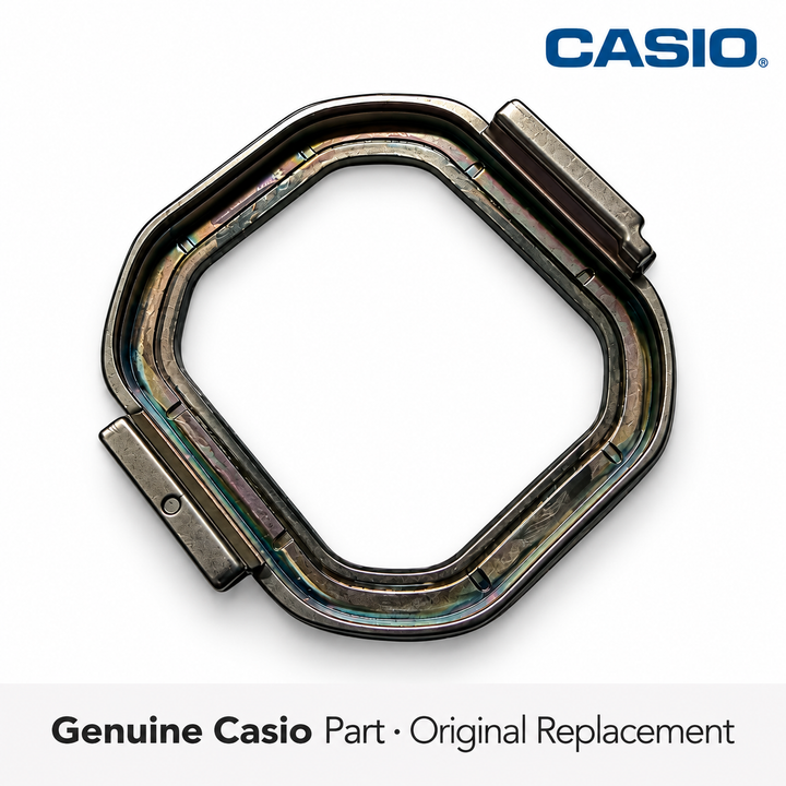 Genuine Casio stainless steel bezel with G-SHOCK Protection lettering, part number 10652142, for DW-H5600MB-1