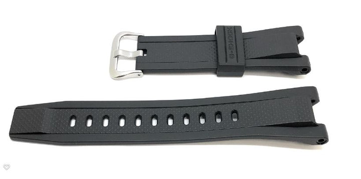 Genuine Casio replacement watch strap for GST-210B, GST-400G, GST-410, GST-S100G, GST-S110, GST-W100G, GST-W110, black colour, part number 10502763