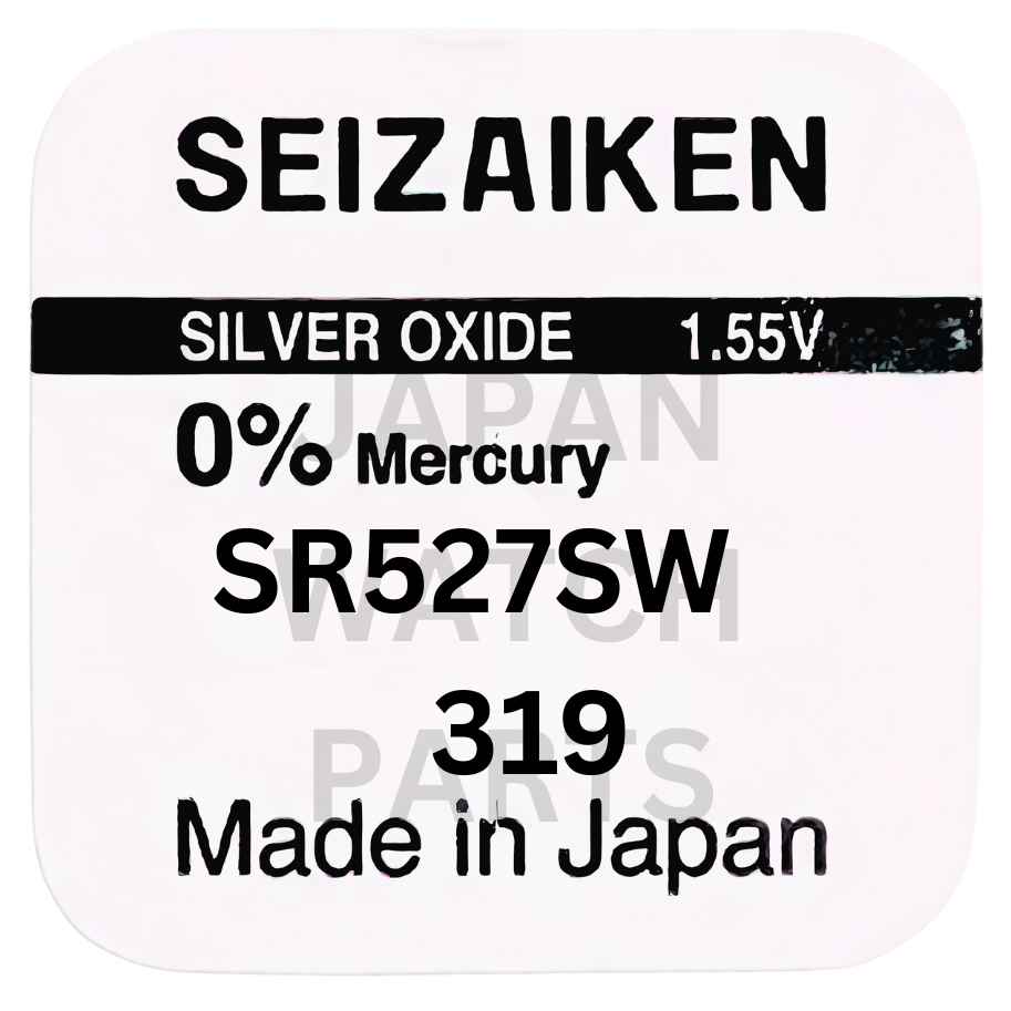 Seizaiken SR527SW Silver Oxide Watch Battery | Genuine Japan Made | 319 | Long-Lasting Power