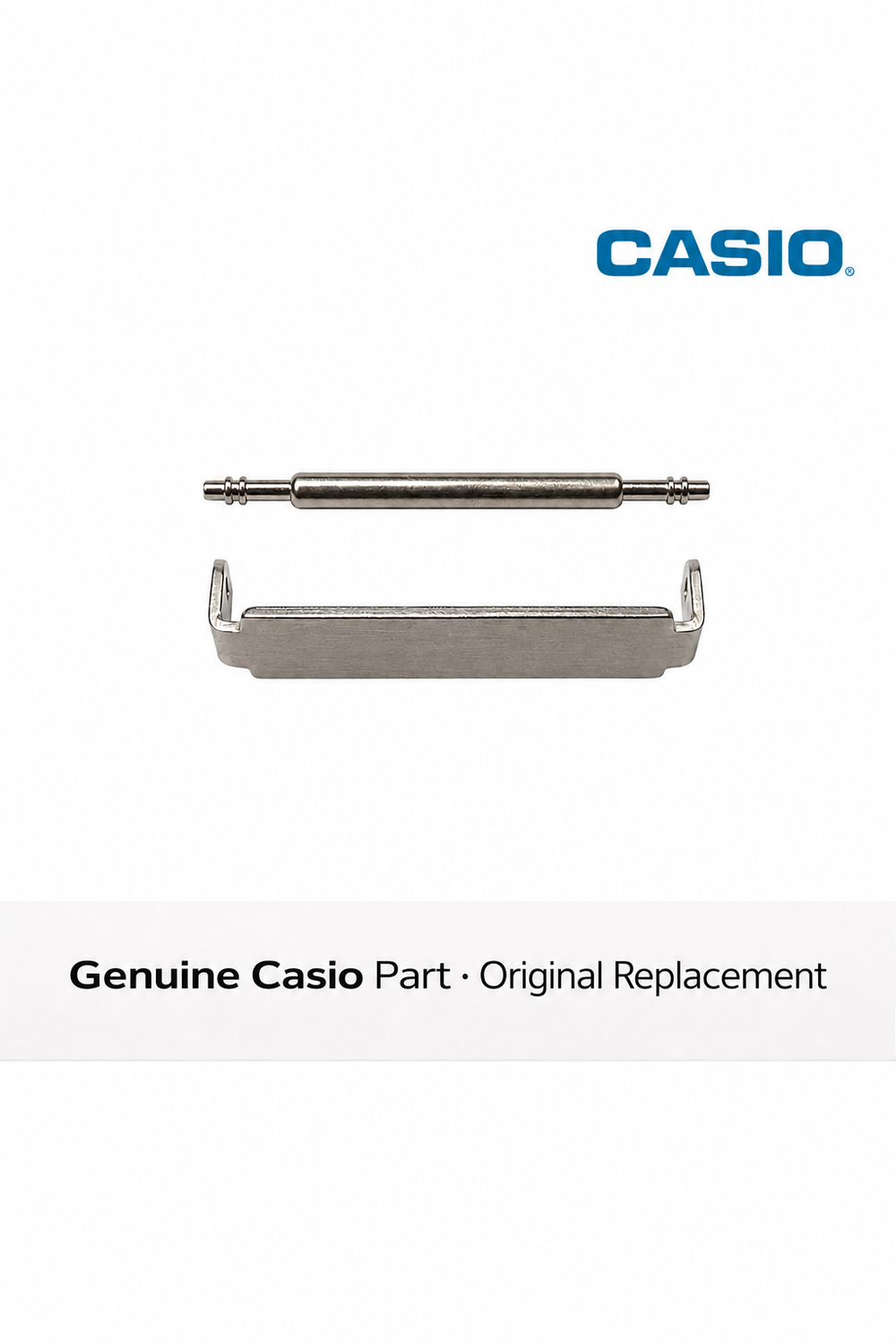 Casio 10152406 End Link with Spring Bar – Genuine Bracelet Replacement Part