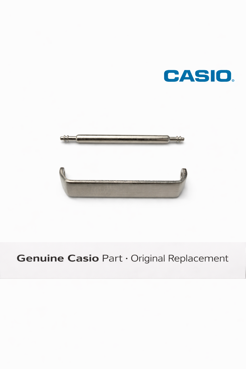 Casio 10114367 End Link with Spring Bar – Genuine Bracelet Replacement Part