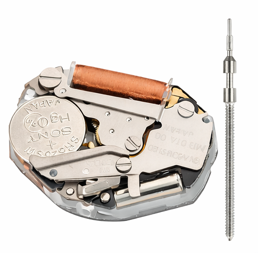 Miyota 2035 quartz watch movement kit with stem and battery