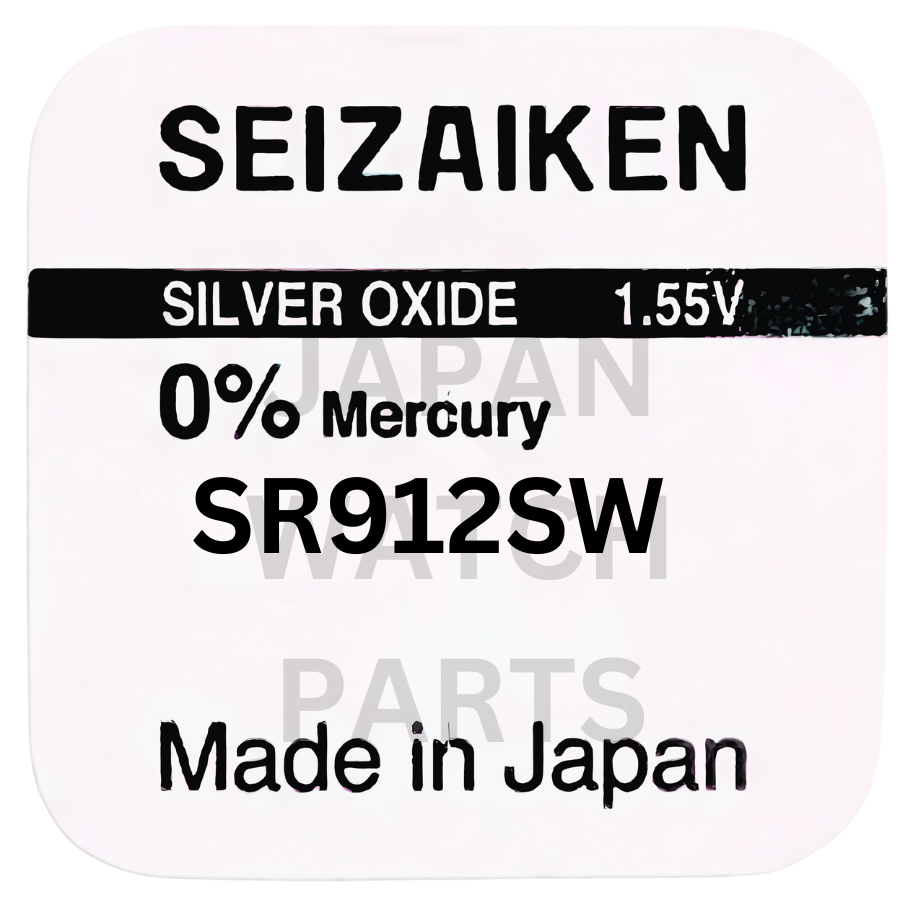 Seizaiken SR912SW Silver Oxide Watch Battery | Genuine Japan Made | Long-Lasting Power