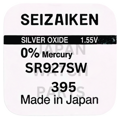 Seizaiken SR927SW Silver Oxide Watch Battery | Genuine Japan Made | 395 | Long-Lasting Power