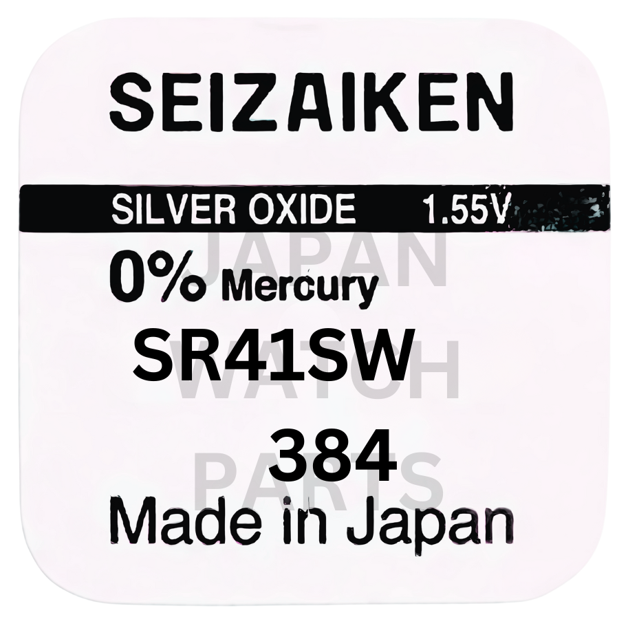 Seizaiken SR41SW Silver Oxide Watch Battery | Genuine Japan Made | 384 | Long-Lasting Power