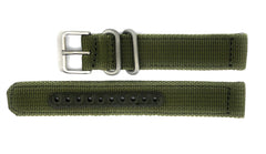 Seiko 5 SNK805 / SNK805K2 Replacement Green Fabric Watch Strap 4K11JZ